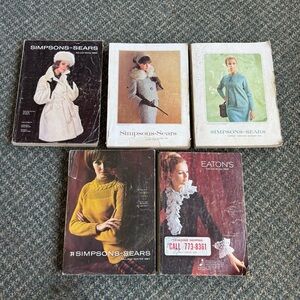 Vintage Sears and Eaton’s Catalogs 1960’s